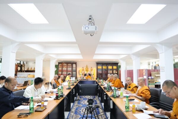 ประชุมคณะกรรมการต้อนรับคณะวัดฝ่าเหมิน สาธารณรัฐประชาชนจีน